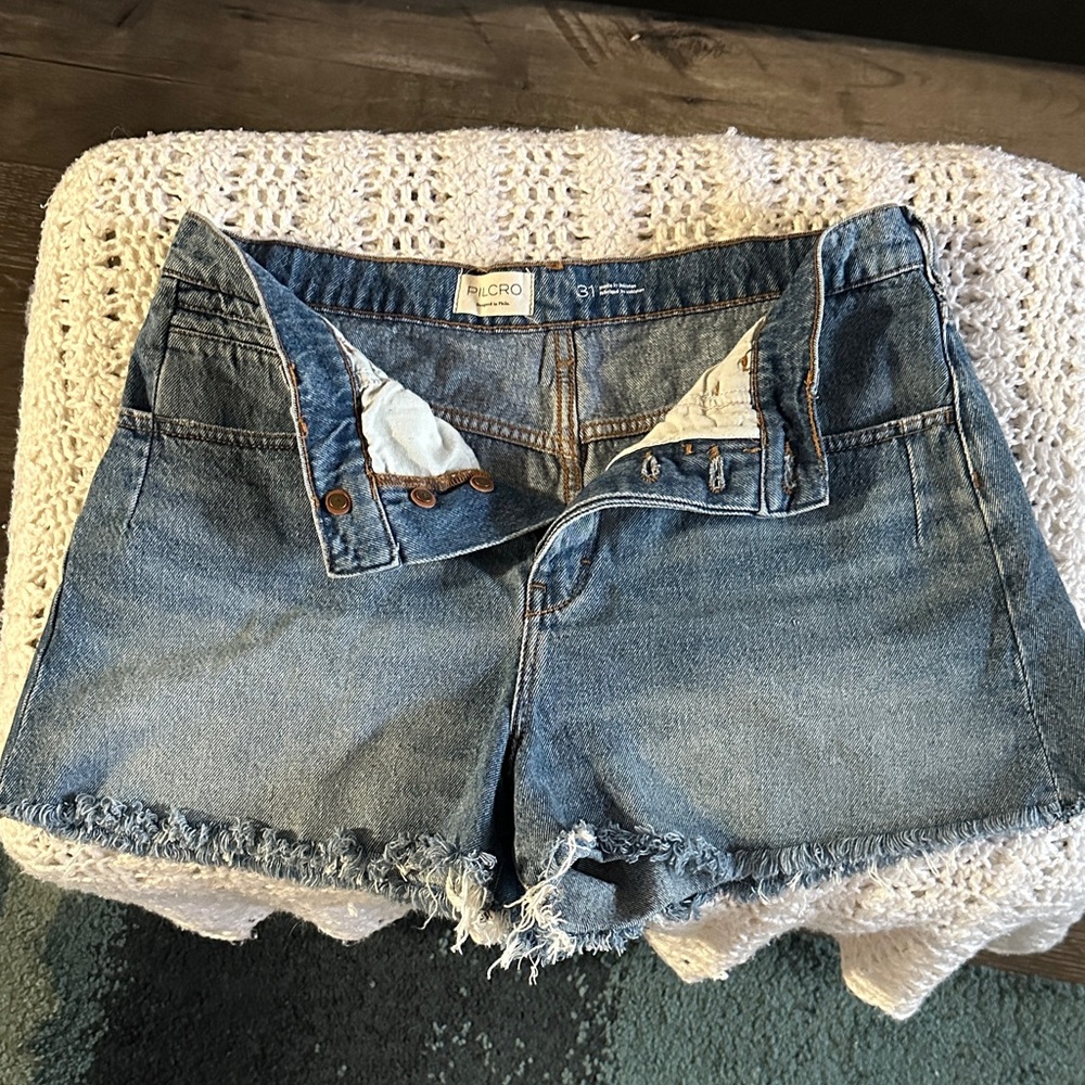 Pilcro Light Blue Jean Shorts